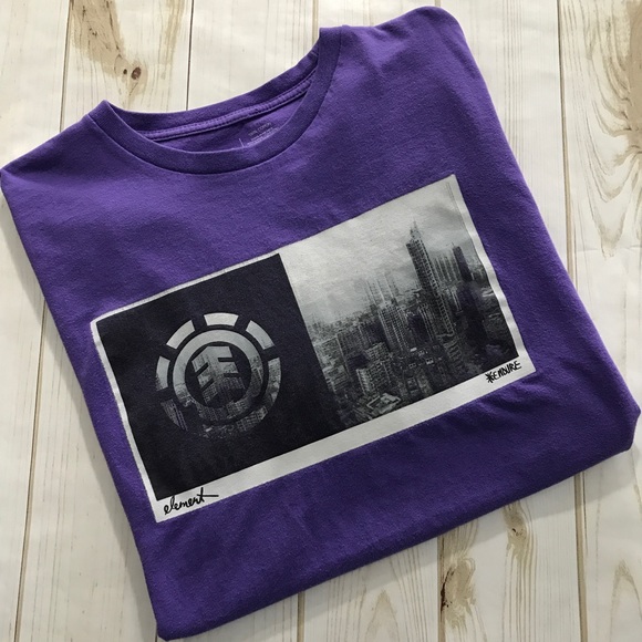 Element Other - Element Men's Purple T-shirt, Men's Size XL